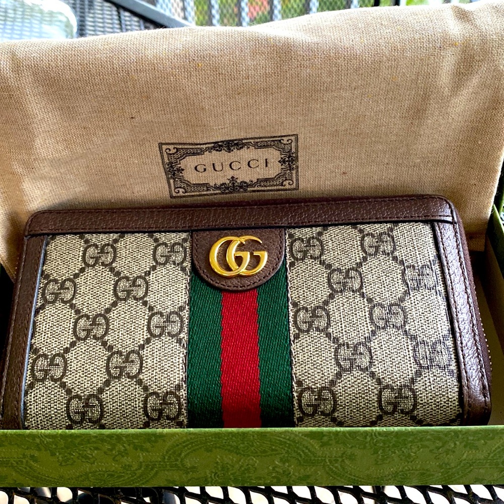 Ophidia zip around wallet with Web